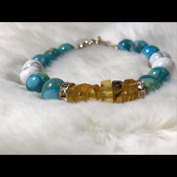 Genuine Amber Bracelet - Picture 3 of 6